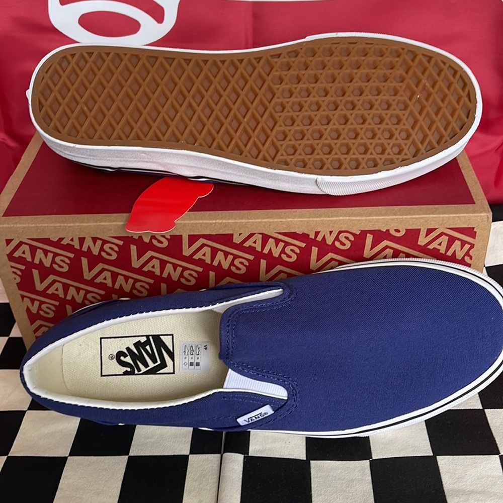 Vans Classic Slip On Twilight Blue/True White Men’s sneakers - Picture 4 of 16